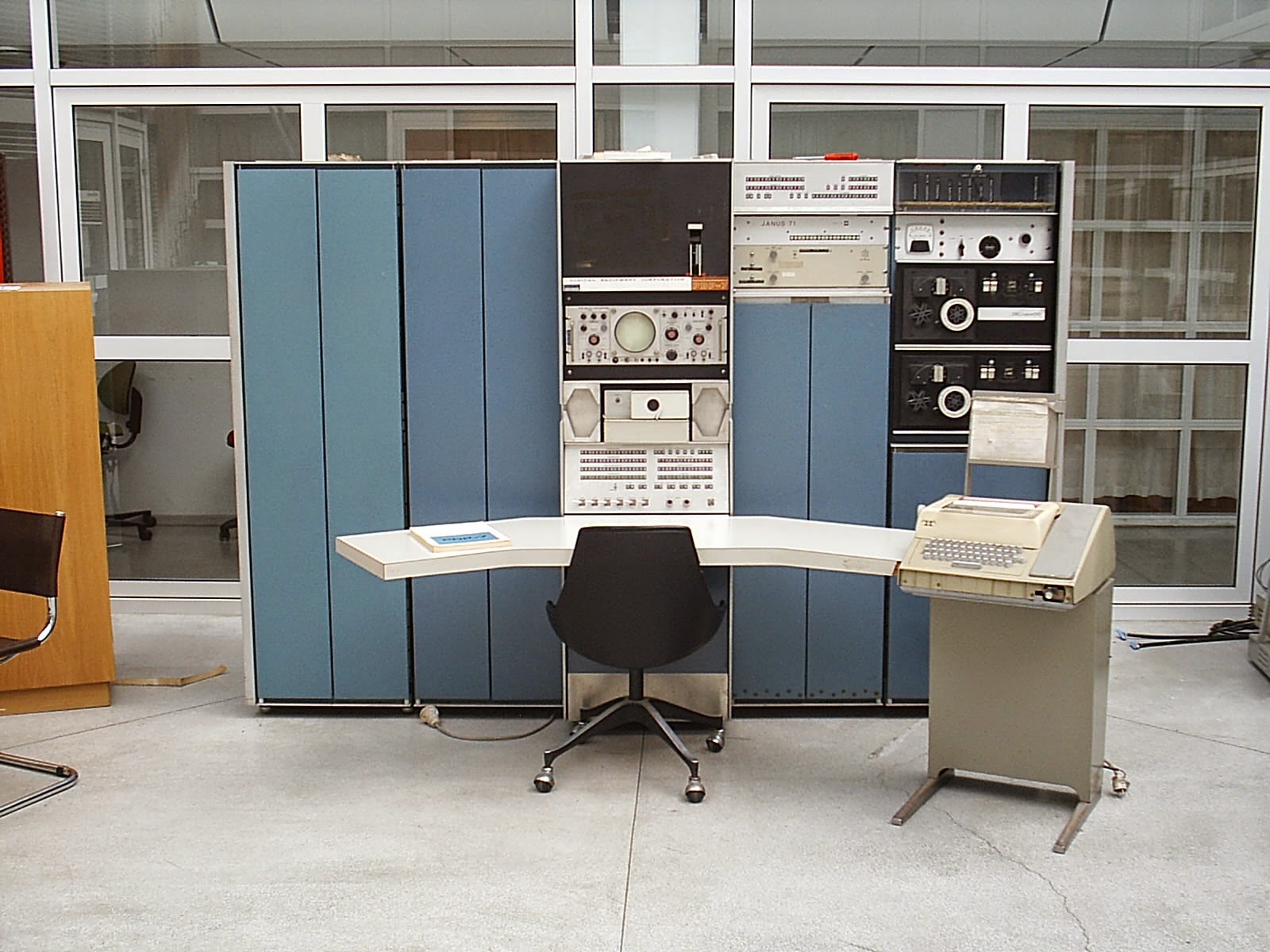 An old PDP-7 - a powerhouse in its heyday - being restored in Oslo, Norway - en:User:Toresbe, CC SA 1.0 via Wikimedia Commons