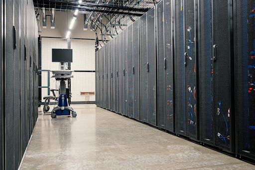 Actual servers in a datacenter, providing what’s called the cloud service (Photo by Brett Sayles from Pexels)